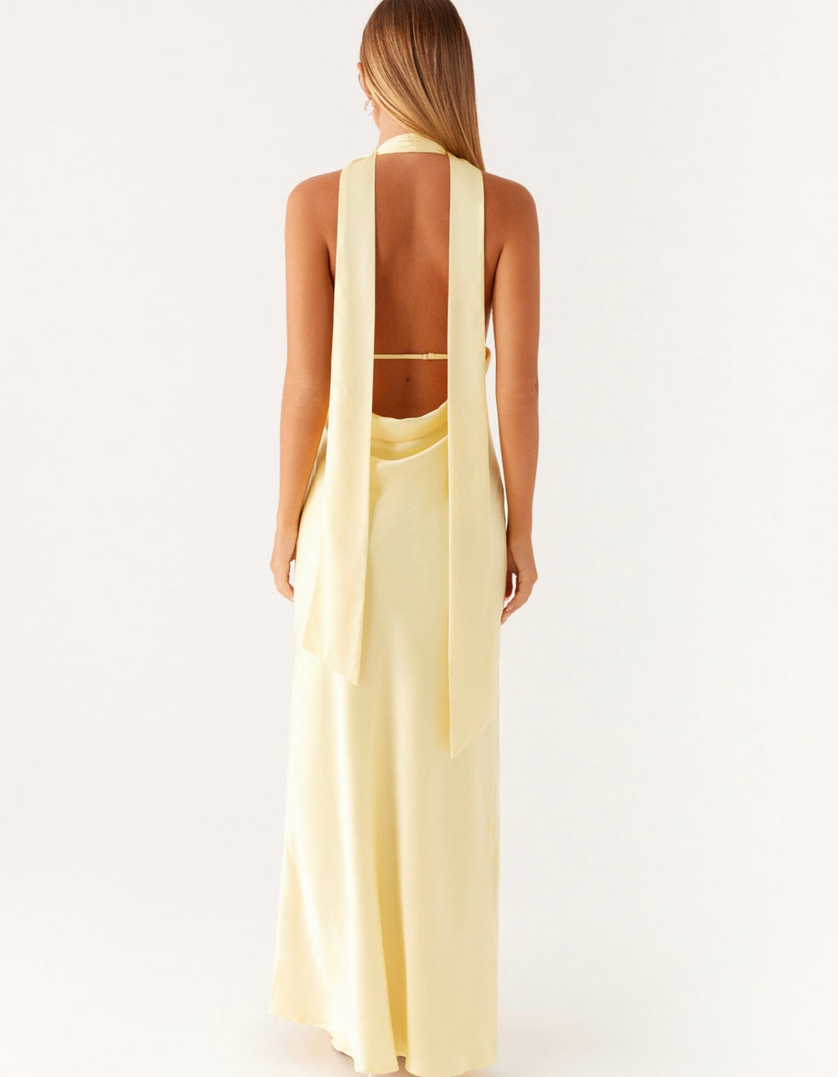 Alicia Halter Maxi in Yellow