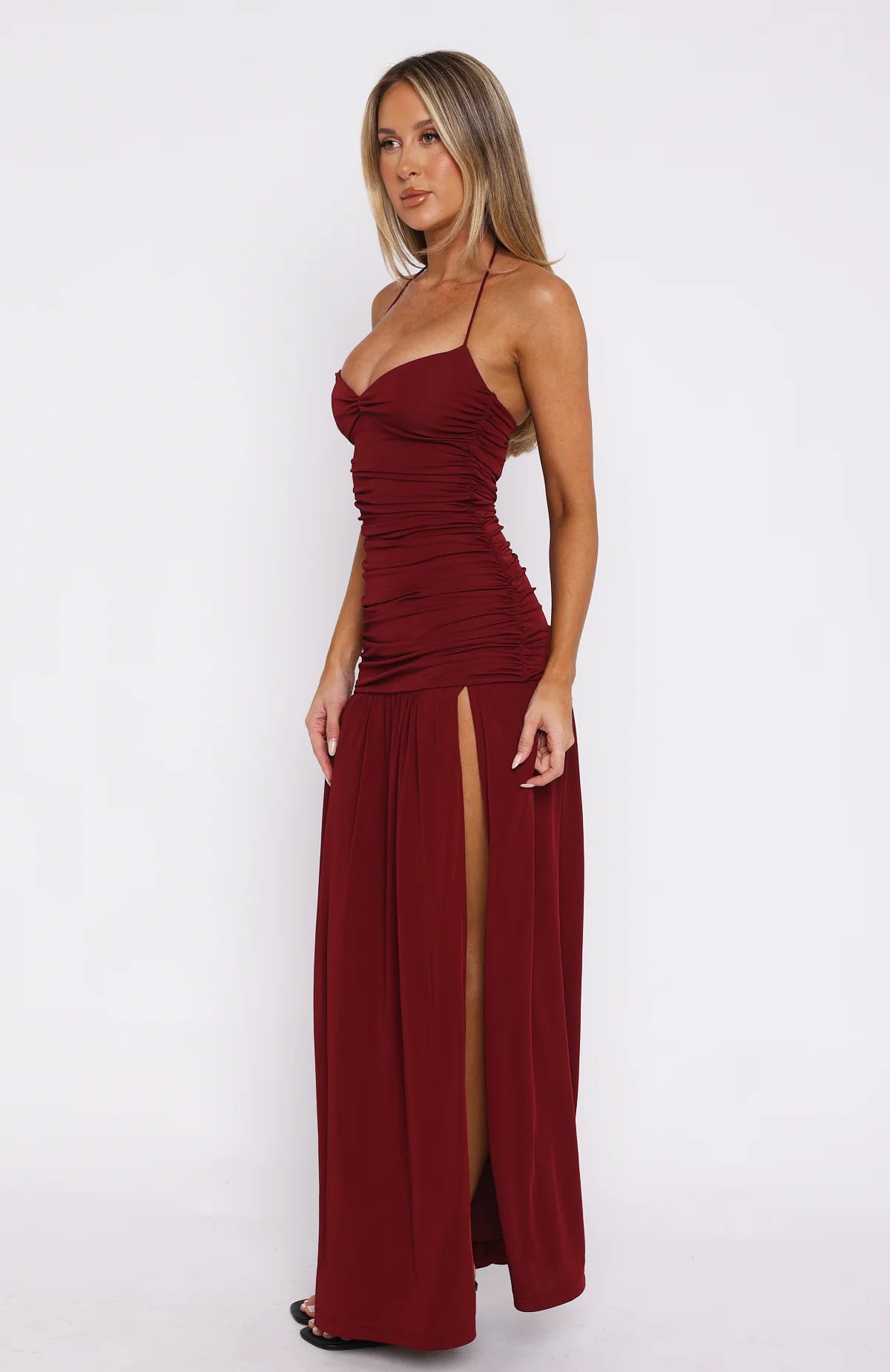 Sweet Skies Maxi in Burgundy