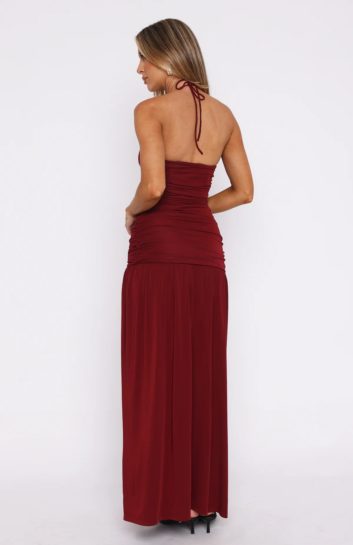 Sweet Skies Maxi in Burgundy