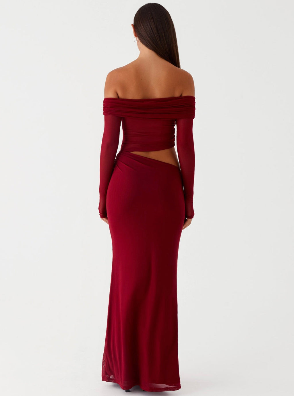 Emery Maxi in Maroon