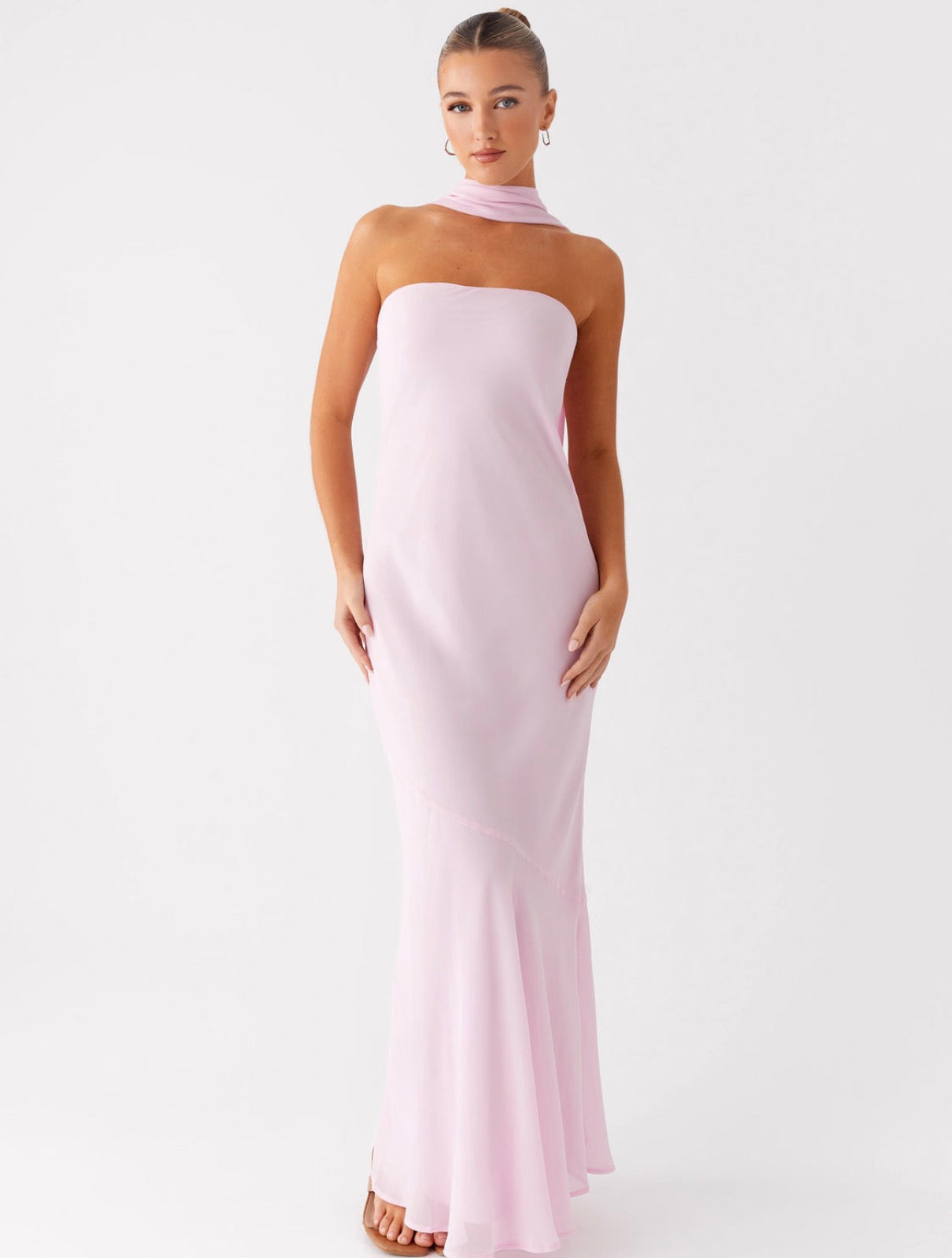 Under The Pagoda Maxi in Baby Pink