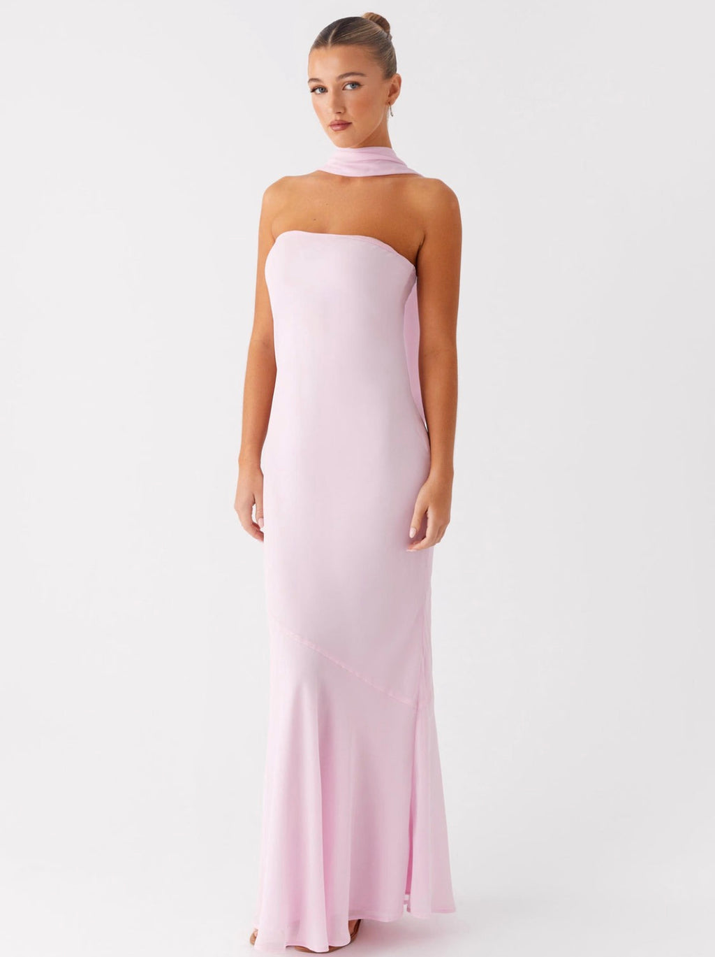 Under The Pagoda Maxi in Baby Pink