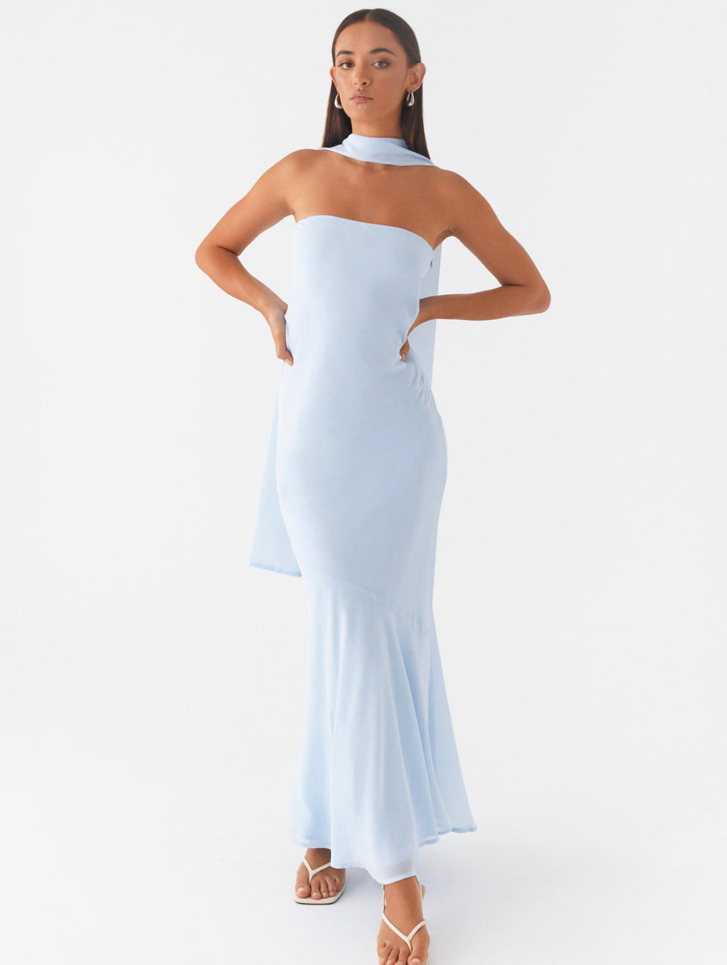 Under The Pagoda Maxi in Baby Blue
