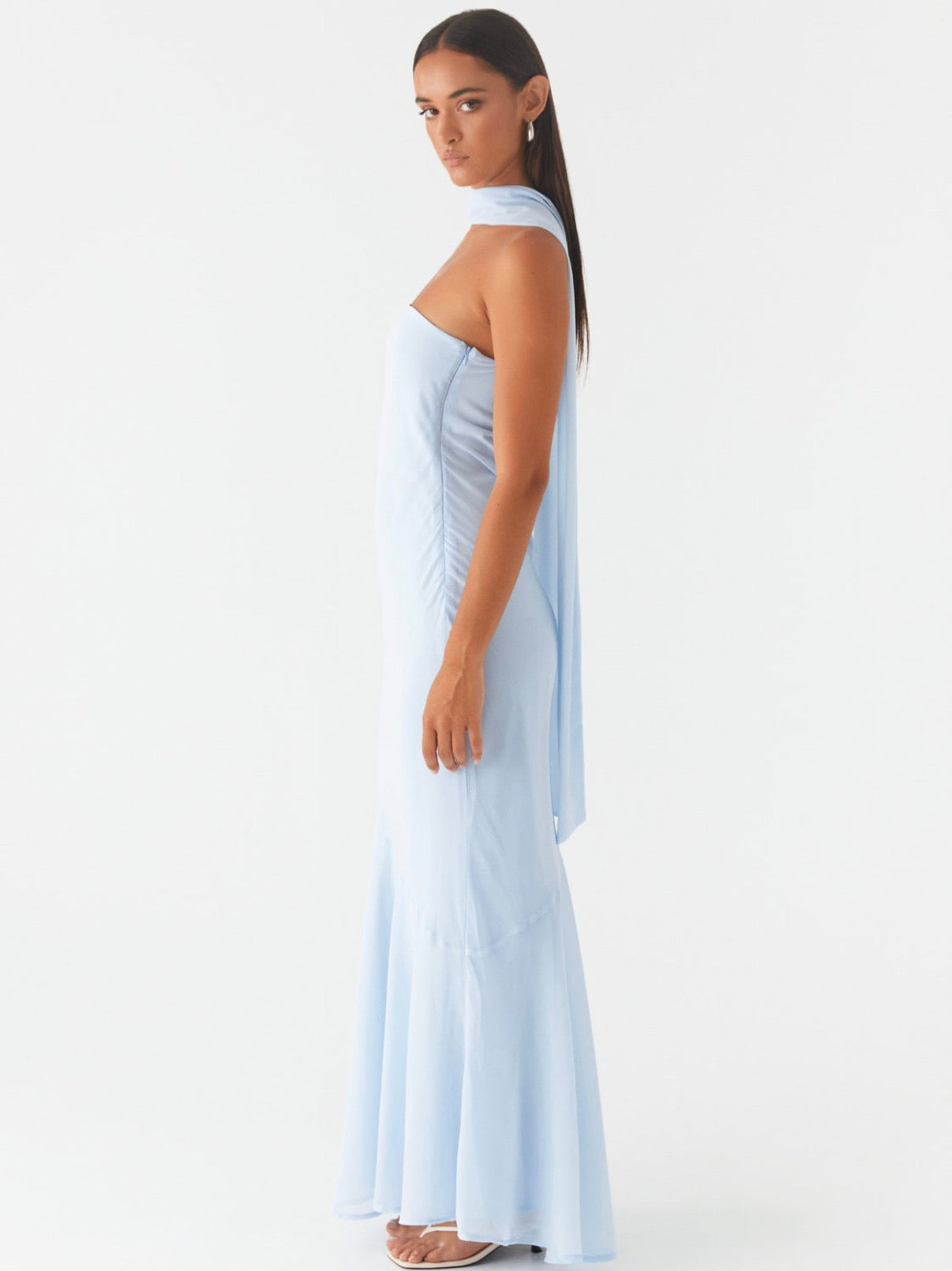 Under The Pagoda Maxi in Baby Blue