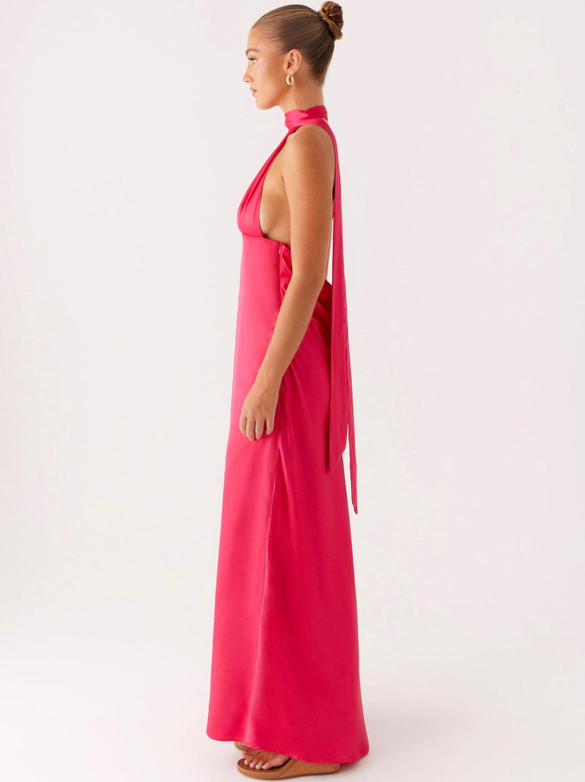 Alicia Halter Maxi in Pink