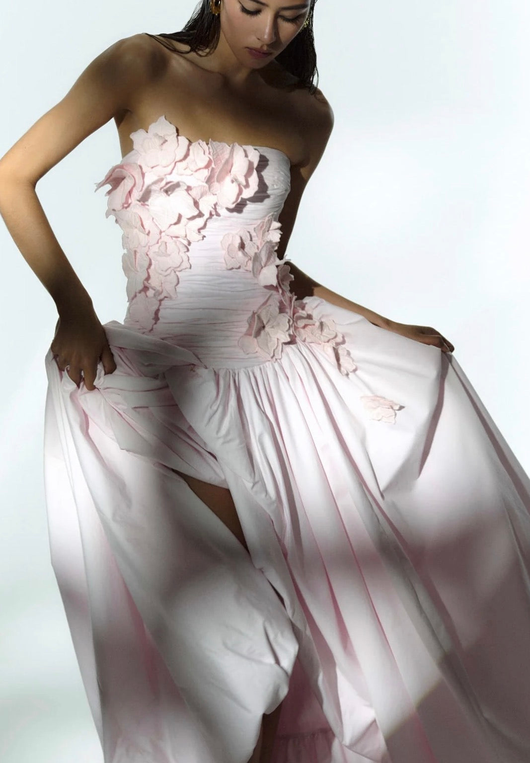 AJE Splendour Gown in Pastel Pink