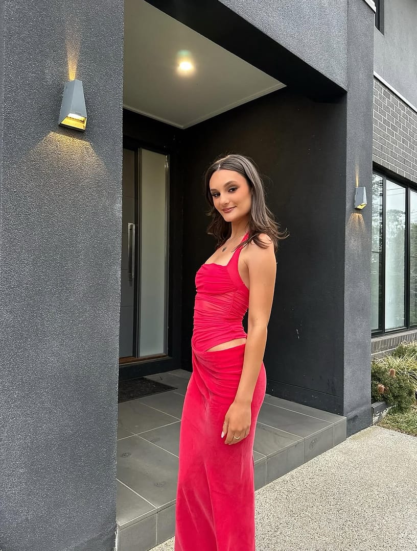 Gina Maxi in Red