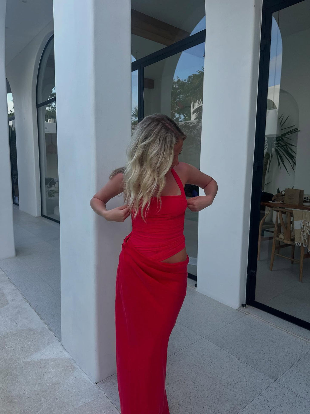 Gina Maxi in Red
