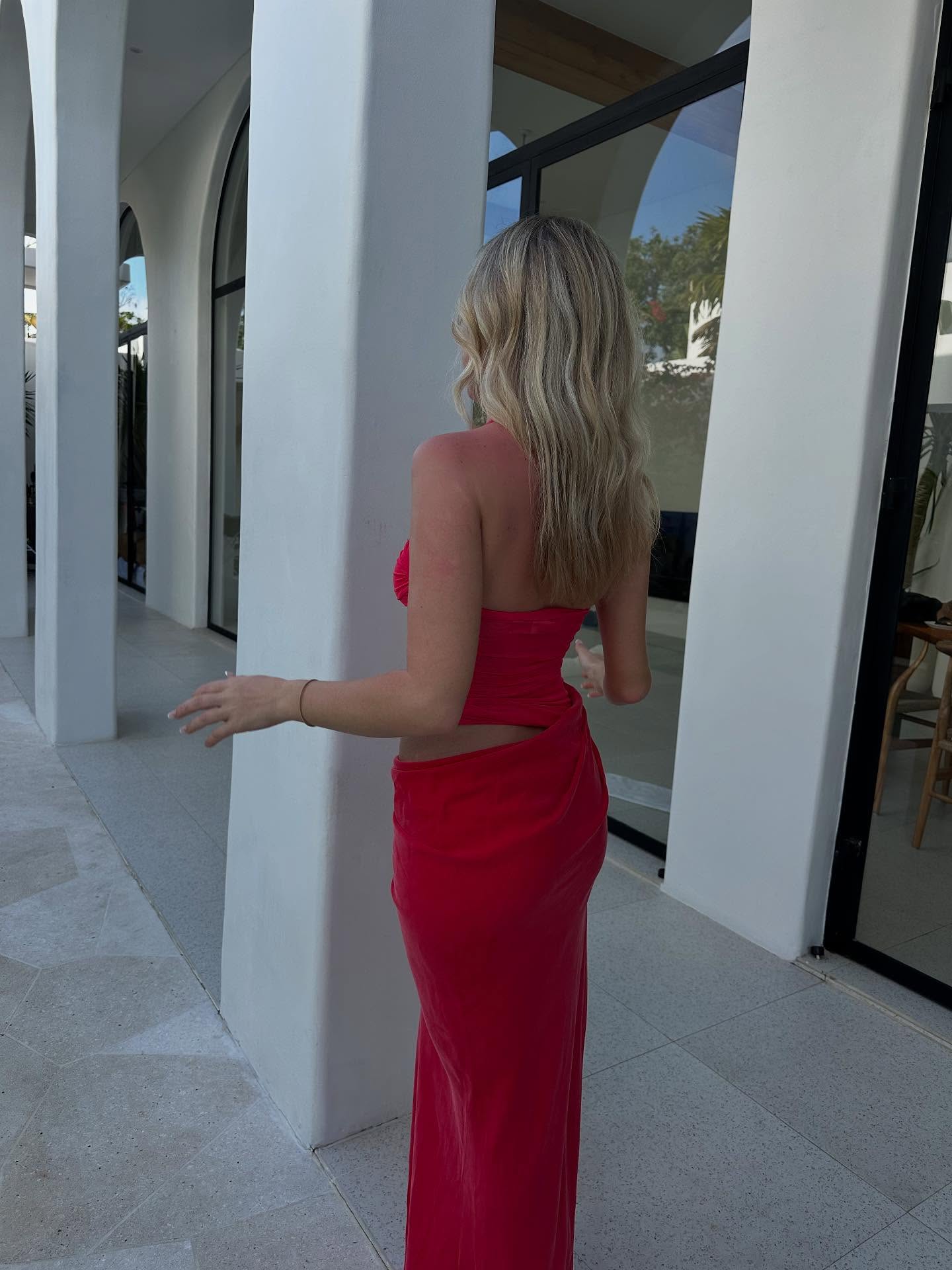 Gina Maxi in Red