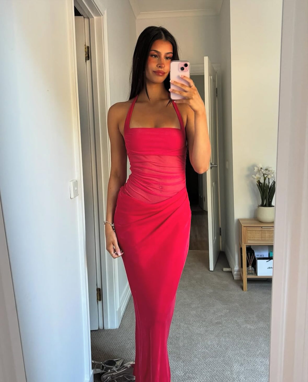 Gina Maxi in Red