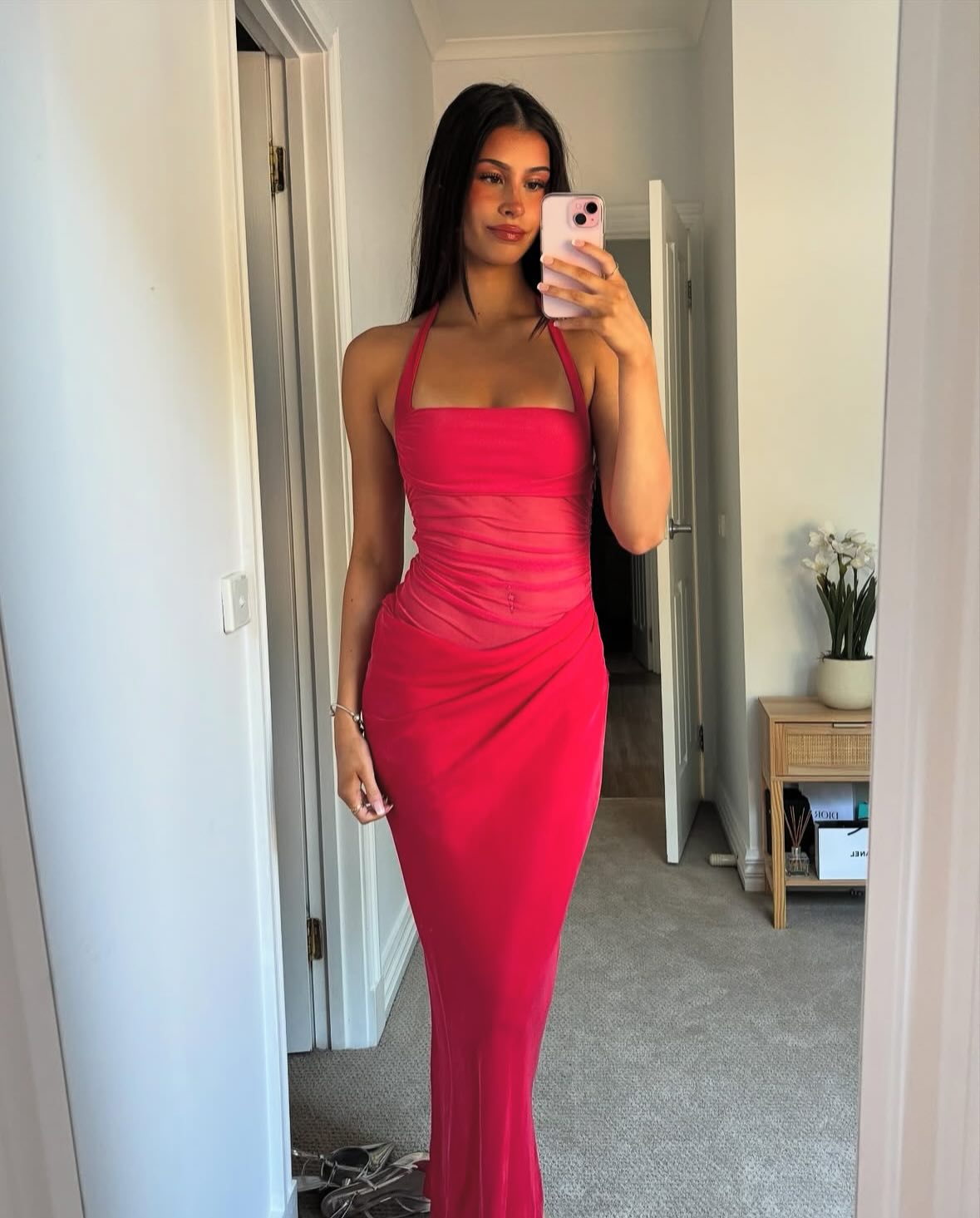 Gina Maxi in Red