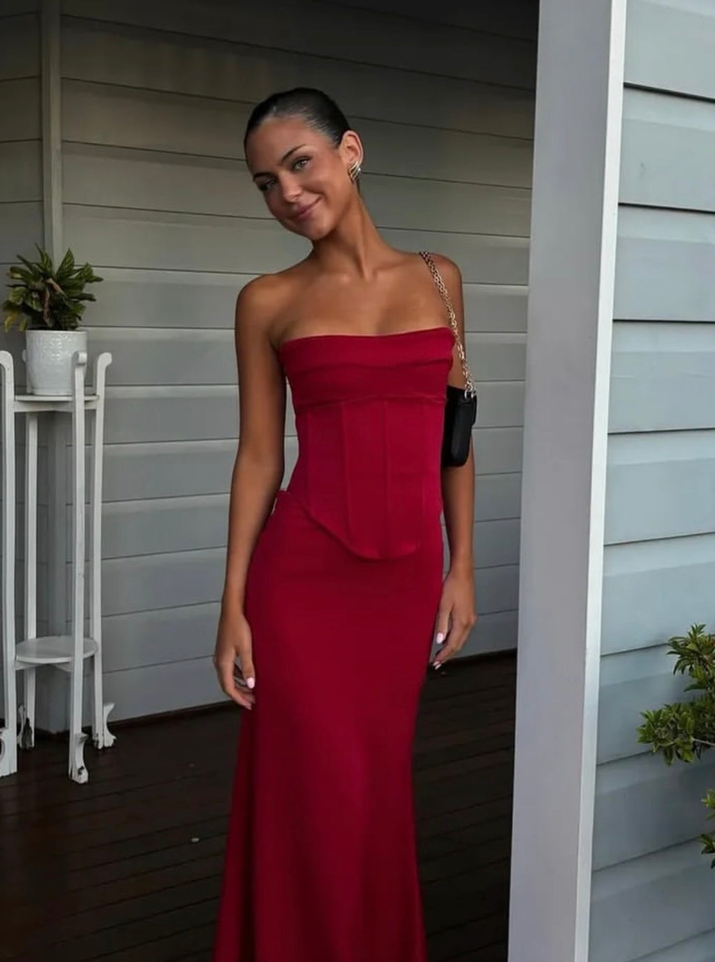 Louie Gown in Wine