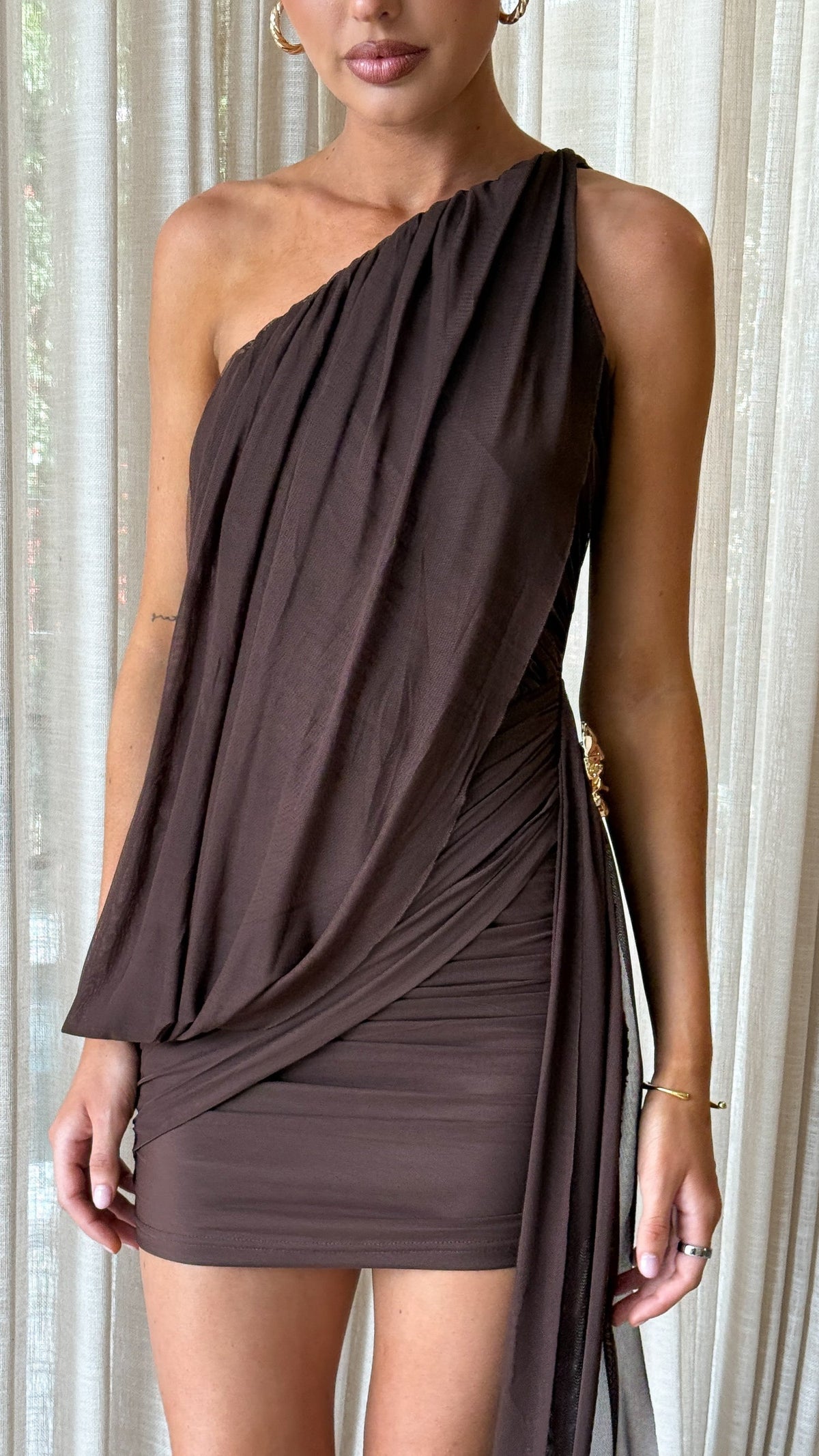 Anastacia Mini in Brown
