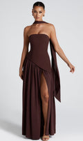 Maliyah Maxi in Brown