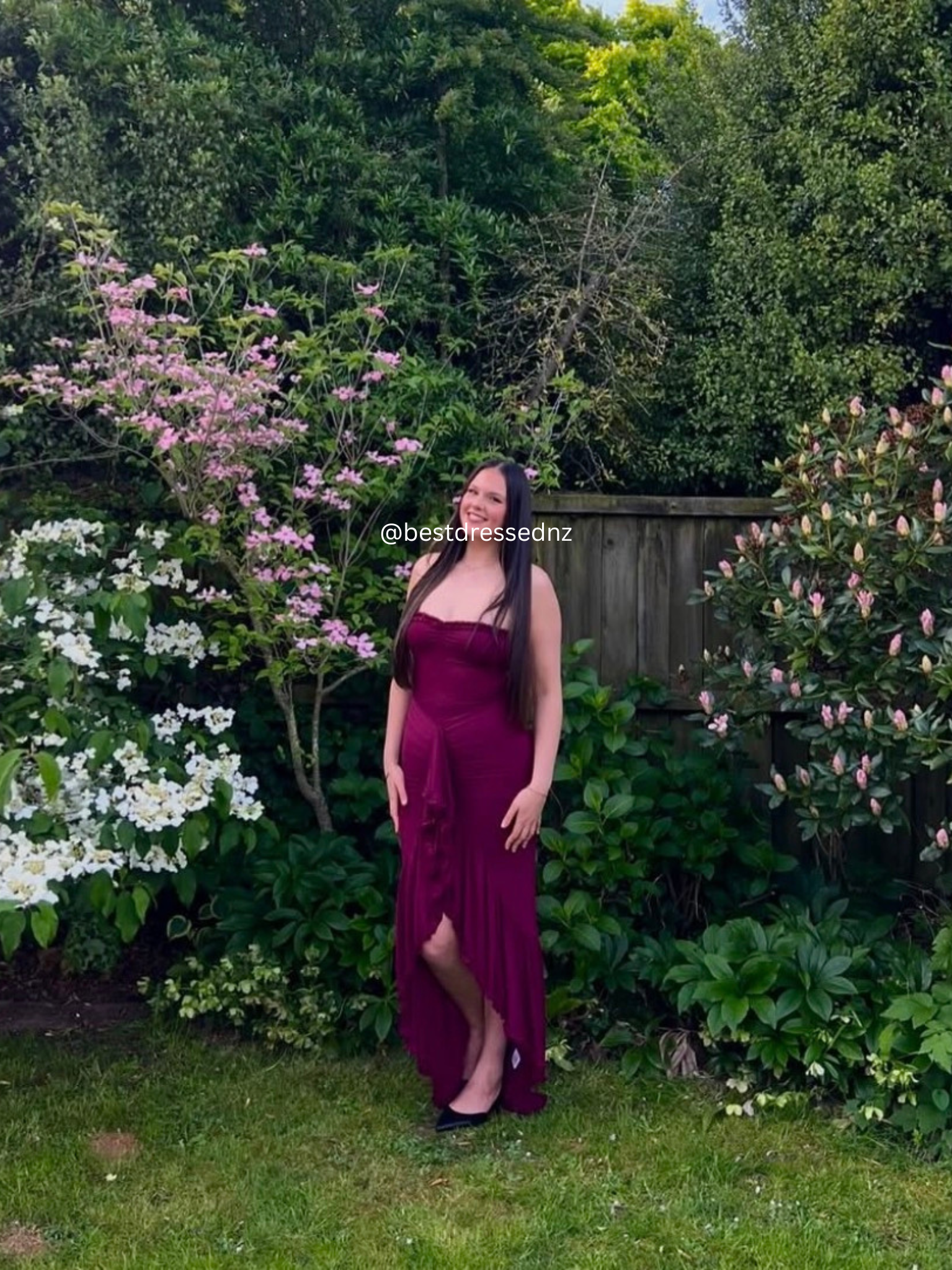 Still Got It Mesh Maxi in Burgundy