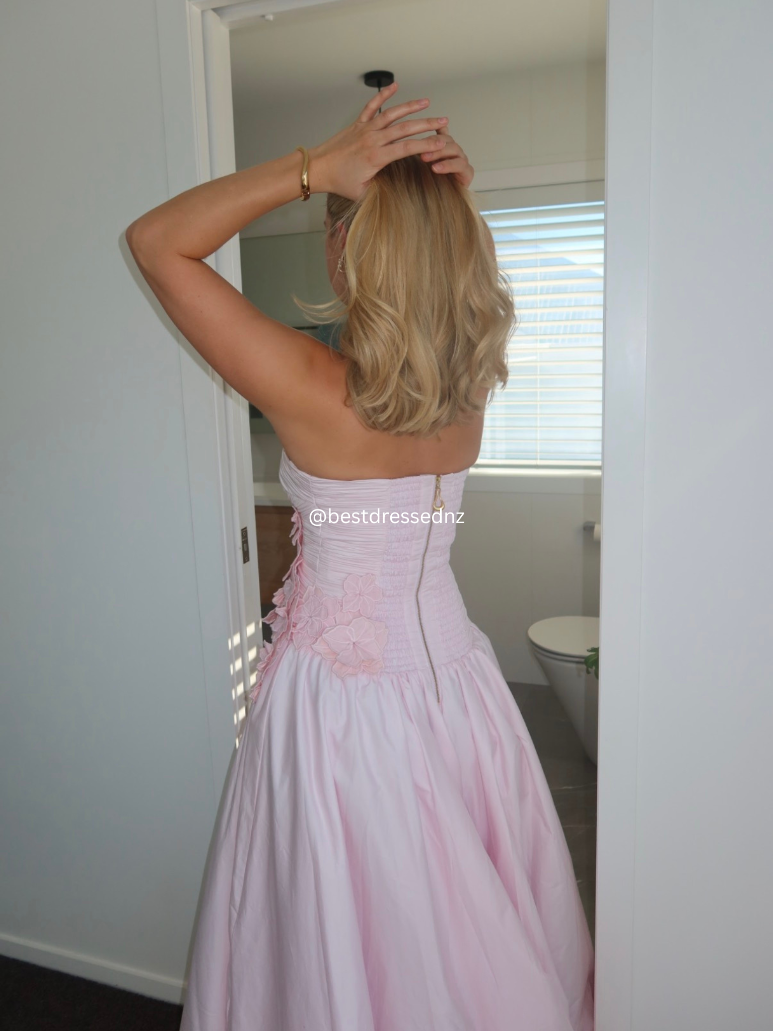 AJE Splendour Gown in Pastel Pink